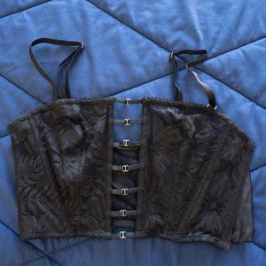 Black Victoria's Secret Bustier - Small - NWT